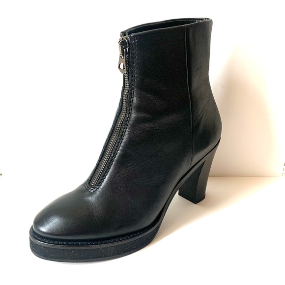 Acne Studios Elise Zip Ankle Boots - Picture 1 of 15